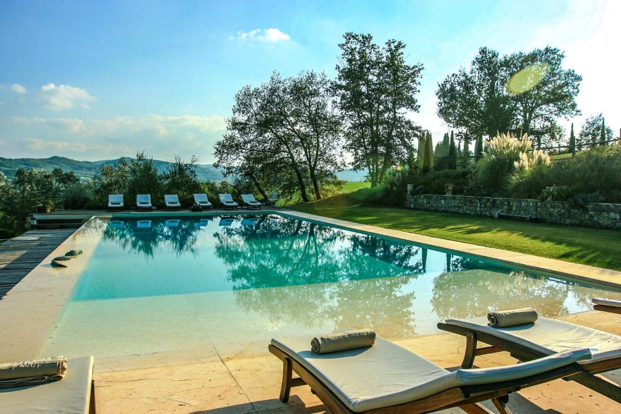 Villa Rignana Chianti Estate, Pool, Tennis,Cook Греве ин Кианти Екстериор снимка