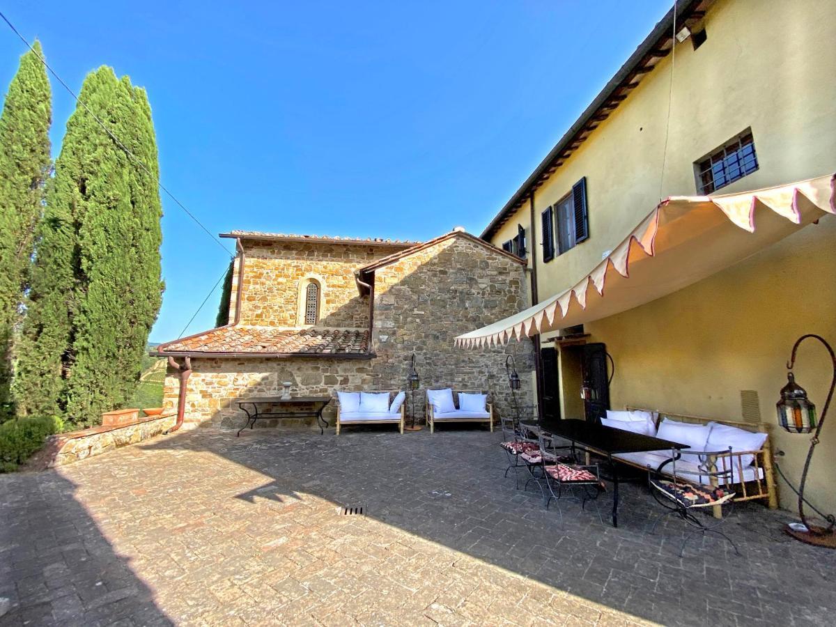 Villa Rignana Chianti Estate, Pool, Tennis,Cook Греве ин Кианти Екстериор снимка