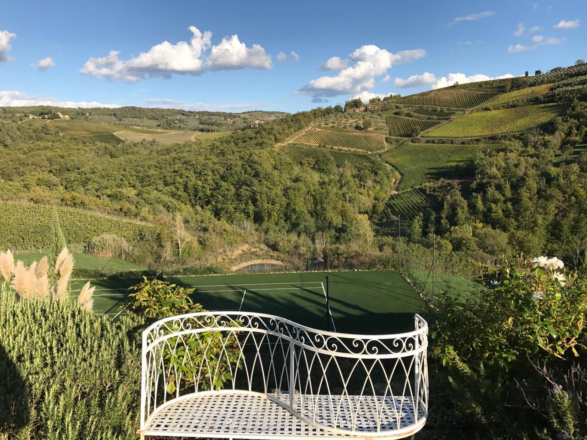 Villa Rignana Chianti Estate, Pool, Tennis,Cook Греве ин Кианти Екстериор снимка