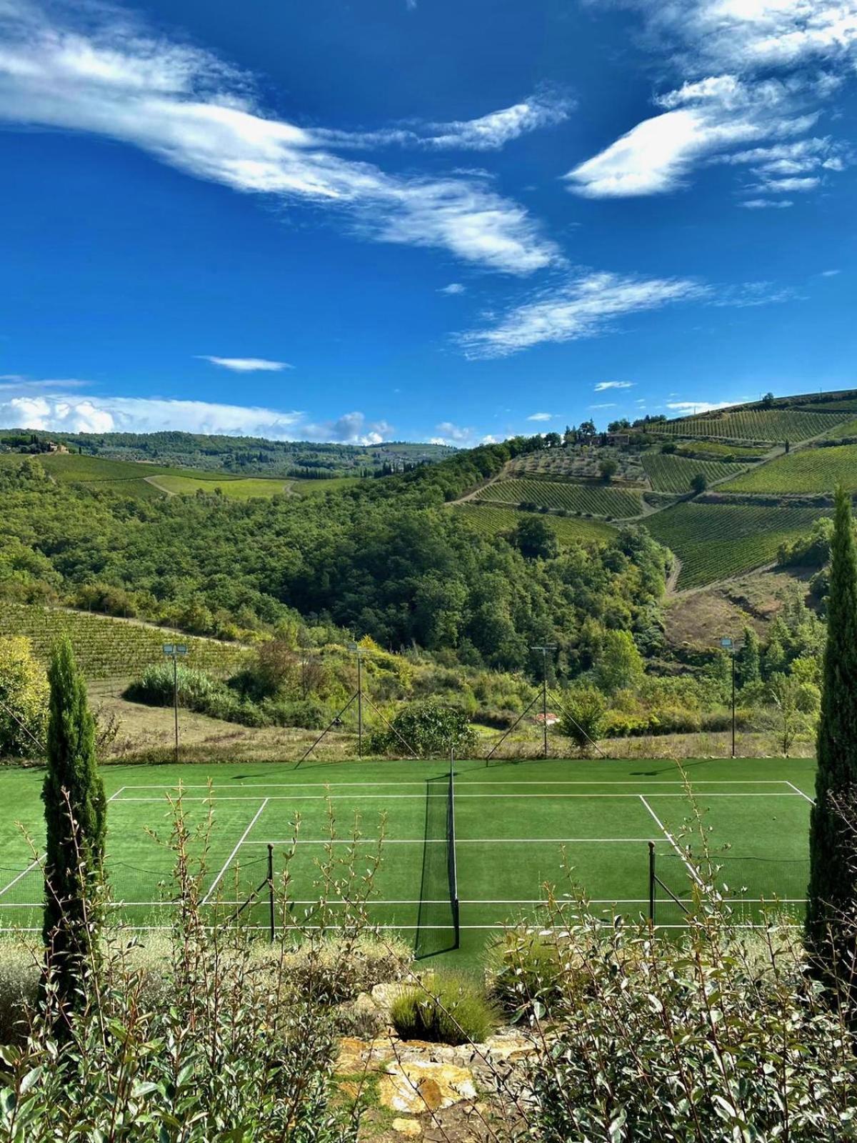 Villa Rignana Chianti Estate, Pool, Tennis,Cook Греве ин Кианти Екстериор снимка